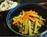 野草を食そう！イタドリ（虎杖）ポン酢炒め作り方5写真