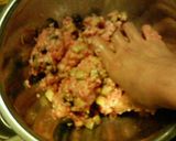 大葉にんにく醤油で☆秋ノコのポークボール作り方5写真