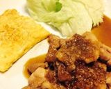 ご飯にピッタリ簡単鶏もも肉の生姜焼き作り方4写真