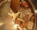 シーフードのホワイトソースの生パスタ作り方2写真