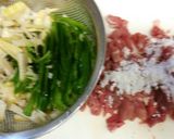簡単!!満足!!チンジャオロース作り方1写真