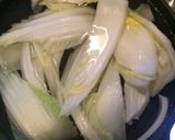 白菜とニラバーグのぽん酢がけ作り方1写真