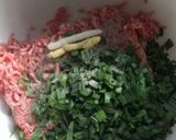 白菜とニラバーグのぽん酢がけ作り方2写真