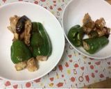 フライパンでナスとピーマンと豚肉料理作り方6写真