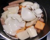 母の日。しめじたっぷりのホワイトシチュー作り方3写真