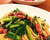 大人の味 ホタルイカと菜の花のパスタ作り方8写真