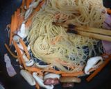 レタス入り・ケンミンの焼きビーフン作り方5写真