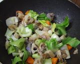 レンジで時短★蓮根と豚肉の中華風炒め作り方9写真