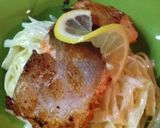 サーモンとレモンクリームパスタ作り方4写真