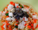 犬ご飯（納豆ほうれん草パスタ）作り方7写真