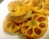 蓮根挟み焼き!豚コマでも旨い!作り方10写真