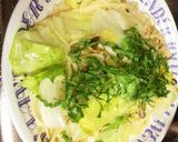 じめじとレタスのアンチョビパスタ作り方9写真