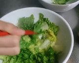 レタスをチン！簡単！湯引き風ホットサラダ作り方4写真