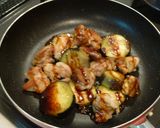 『ハラール料理』茄子チキン甘口醤油添え作り方4写真