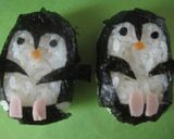 ペンギンのキャラ弁作り方3写真