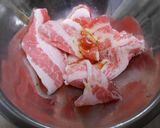 豚ばら肉のオイスターソース炒めご飯のせ作り方2写真