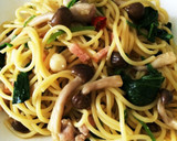 簡単＆絶品♡ほうれん草と牛肉の和風パスタ作り方7写真