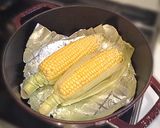 ストウブ【staub】de蒸とうもろこし作り方8写真