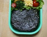 キャラ弁☆まっくろくろすけと小トトロ作り方1写真