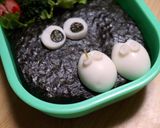 キャラ弁☆まっくろくろすけと小トトロ作り方7写真
