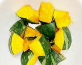 かぼちゃの煮物(*^^*)作り方1写真