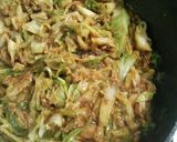 春キャベツ(キャベツ)とサバ味噌煮缶炒め作り方5写真
