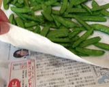 やみつき絹さやの胡麻和え☆作り方2写真