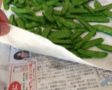 やみつき絹さやの胡麻和え☆作り方2写真
