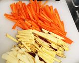 三色きんぴら♥ゴボウなしだけどね(笑)作り方1写真