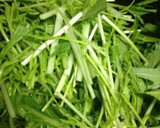 ザーサイとササミの水菜サラダ作り方3写真