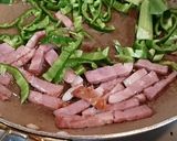 小松菜とベーコンのパスタ作り方13写真