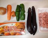 簡単☆ドライカレー作り方1写真