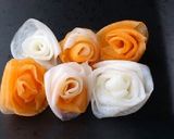 簡単キャラ弁おかず☆薄焼き卵の薔薇★作り方7写真