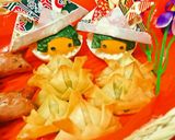 簡単可愛いワンタン/焼売の皮おつまみ♪作り方3写真