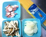 しめじ＆ベーコン☆クリームパスタ作り方1写真