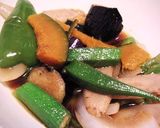 揚げ野菜のめんつゆ漬け作り方5写真