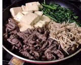 フライパンで♪すき焼き風肉豆腐作り方4写真