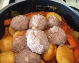 ゴロゴロ野菜とハンバーグ✿カレープレート作り方11写真