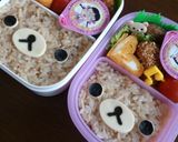 キャラ弁★お手軽簡単リラックマ★作り方3写真