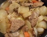 大人も子供も♪豚肉と新玉ねぎの煮込み作り方7写真
