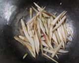 うどのきんぴら作り方2写真
