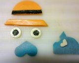 キャラ弁❈沖縄ゆるキャラ　なんじぃ作り方2写真