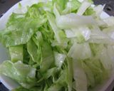 ヘルシー♡鶏もやし照り焼きハンバーグ丼♪作り方2写真