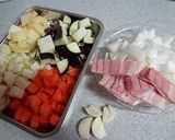 簡単！お野菜たっぷりミネストロー作り方1写真