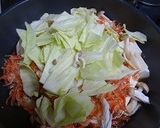 桜えびと春キャベツと豆腐のとろ煮作り方2写真