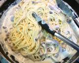しめじ＆ベーコン☆クリームパスタ作り方6写真
