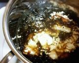 もずく豆腐と豆苗＊美味しいお味噌汁作り方5写真