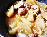 醤油麹でコク旨＊大根と鶏肉の煮もの作り方7写真