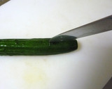 たたいた風きゅうり、柚子胡椒風味。作り方1写真