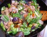 大葉にんにく醤油☆鶏肉となすの炒め物作り方6写真